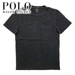 ポロラルフローレン(POLO RALPH LAUREN)の送料無料 メンズ Tシャツ ブラック Polo Ralph Lauren ポロラルフローレン M ポロラルフローレンヴィンテージポケットTシャツ kpo915(Tシャツ/カットソー(半袖/袖なし))