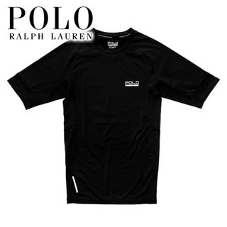 ポロ(POLO（RALPH LAUREN）)の送料無料 メンズ Tシャツ ブラック POLO SPORT RALPH LAUREN ポロ スポーツ ラルフローレン M ポロスポーツラルフローレンサーモヴェントTシャツ kpo916(Tシャツ/カットソー(半袖/袖なし))