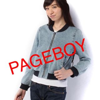 ページボーイ(PAGEBOY)の【美品】【これからの季節に♪】PAGEBOY★デニムブルゾン 送料無料!!(ブルゾン)