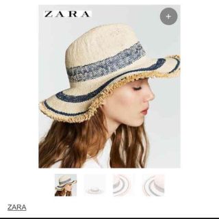 ザラ(ZARA)のZARA  ストローハット(麦わら帽子/ストローハット)