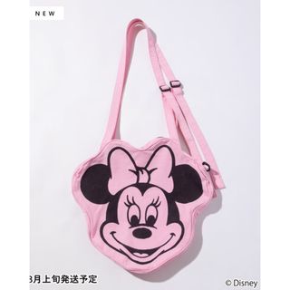 ダブルシージャパン(WC JAPAN)のDisney / FACE DESIGN SHOULDER BAG(ミニー)(ショルダーバッグ)