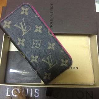 ルイヴィトン(LOUIS VUITTON)のルイヴィトン♡iPhoneケース❣️ピンク(iPhoneケース)