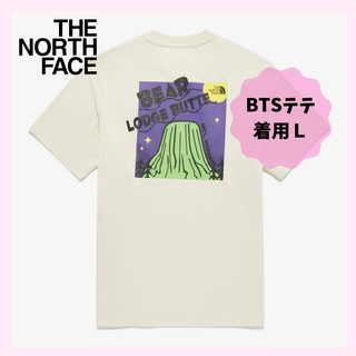【新品】BTS テテ 着用　ノースフェイス　 Tシャツ Ｌ　韓国限定
