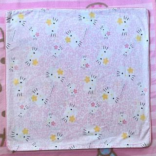 ハローキティ(ハローキティ)の激レア☆平成レトロ☆ハローキティ　座布団カバー(キャラクターグッズ)