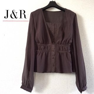 ジェイアンドアール(J&R)の【美品】シフォンブラウス♡ロペ 23区 エムズグレィシー アプワイザーリッシェ(シャツ/ブラウス(長袖/七分))