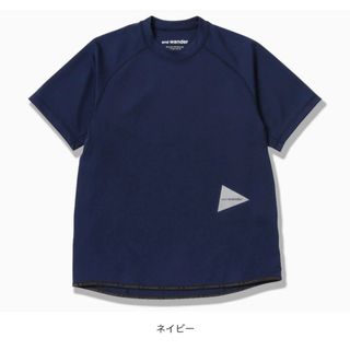 アンドワンダー ドライジャージーラグランショートスリーブ Tユニセックス 美品
