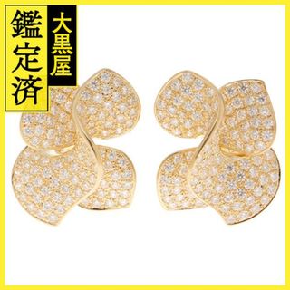 ノンブランドジュエリー ピアス ピアス 花 K18イエローゴールド 【472】(イヤリング)