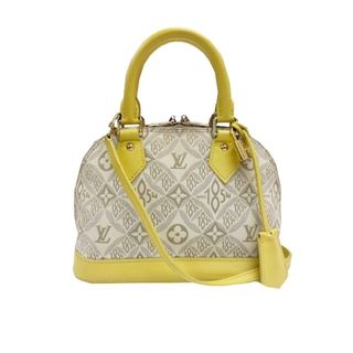 ルイヴィトン(LOUIS VUITTON)のLOUIS VUITTON ルイヴィトン アルマBB モノグラム ジャガード M59476 Since1854 RFID モノグラムジャガード イエロー ゴールド金具 アルマ アルマbb 2WAYショルダー　ショルダーバッグ ハンドバッグ レディース 人気 【ブランドギャラリー心斎橋店】(ショルダーバッグ)