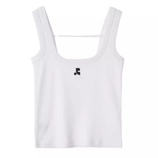 新品 韓国 Rest&Recreation ロゴ タンクトップ 白(タンクトップ)