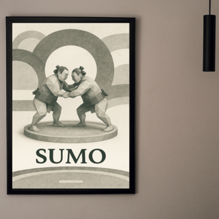 03.Japan　SUMO　和モダン　現代アート　インテリア　ポスター