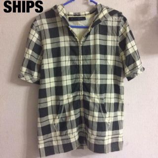 シップス(SHIPS)のSHIPS シップス パーカー 半袖 ジップアップ(パーカー)