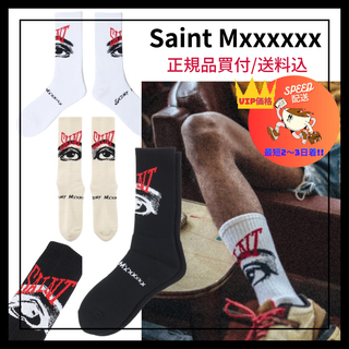 Saint Mxxxxxx★God Eye ソックス エクリュ