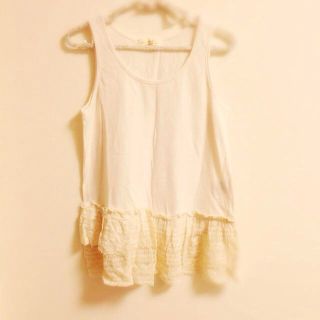 ダブルクローゼット(w closet)のノースリーブ。(Tシャツ(半袖/袖なし))