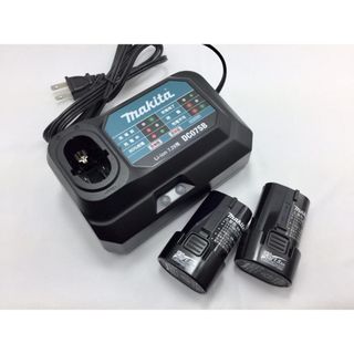 新品 未使用 マキタ 充電器 DC07SB + バッテリー BL0715 2個(その他)