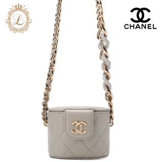 CHANEL シャネル チェーンショルダーバッグ マトラッセ バニティ ラムスキン ミニサイズ(ゴールド金具) レディース バッグ レディース 【中古】【送料無料】