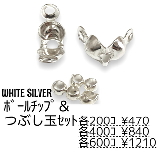【約200セット】ボールチップ＆つぶし玉約2㍉セット　WS/F-24-3