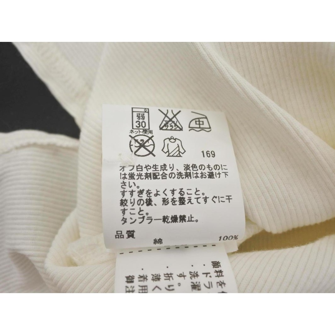 JOSEPH(ジョゼフ)のJOSEPH ジョセフ HOMME リブ カットソー size48/オフホワイト ■◆ メンズ メンズのトップス(Tシャツ/カットソー(半袖/袖なし))の商品写真