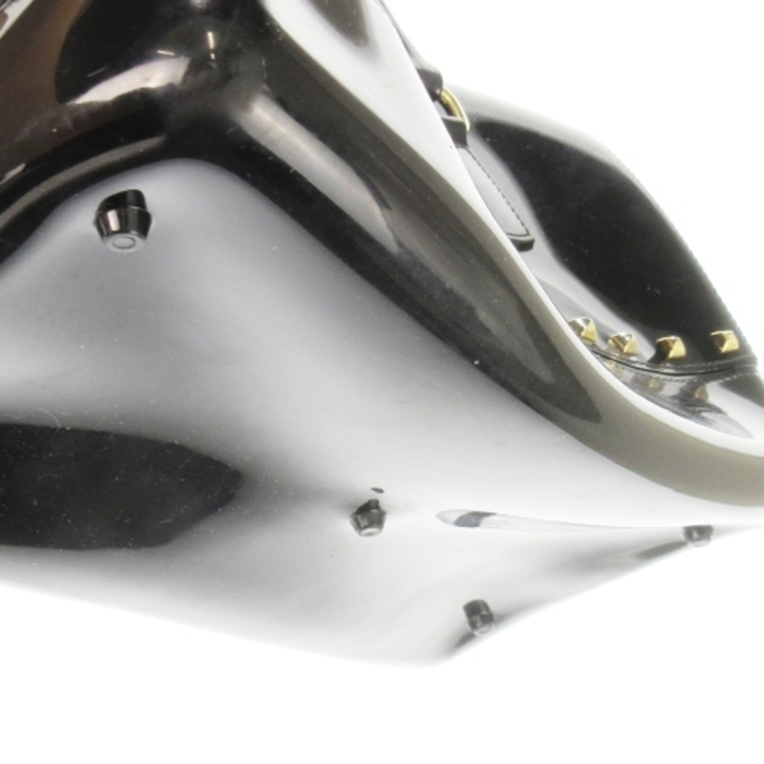 FURLA(フルラ)のフルラ CANDY ボストンバッグ ミニ PVC スタッズ ロゴ カデナ 黒 レディースのバッグ(ハンドバッグ)の商品写真