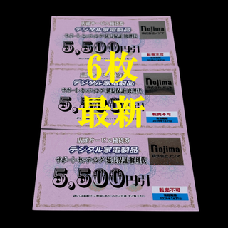 ノジマ 優待 店頭サービス デジタル家電製品 期限 2026年 1月末 6枚A