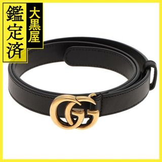 グッチ(GUCCI)のグッチ ダブルGスリムベルト 409417 AP00T 1000 【472】(ベルト)