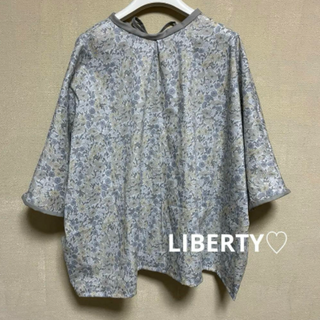 リバティ(LIBERTY.)のハンドメイド♡ LIBERTY後ろリボンドルマンブラウス(シャツ/ブラウス(長袖/七分))