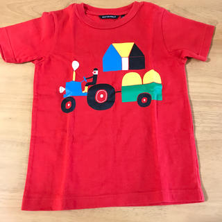マリメッコ(marimekko)のマリメッコ赤い半袖Tシャツ100(Tシャツ/カットソー)