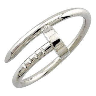 カルティエ ジュストアンクル リング 指輪 13号 18金 K18ホワイトゴールド レディース CARTIER 中古
