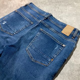 【ZARA MAN】ザラ マン ダメージ加工 ストレッチスキニーデニムパンツ