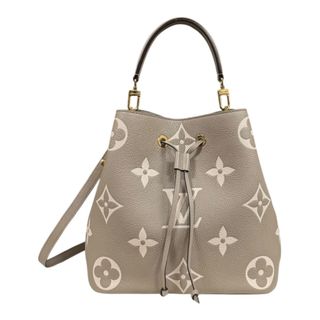 ルイヴィトン ネオノエMM バイカラーモノグラムアンプラント ショルダーバッグ M45555 ベージュ レディース LOUIS VUITTON 中古