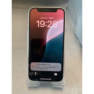 超美品 国内版 SIMフリー iPhone12　mini　128GB ホワイト色