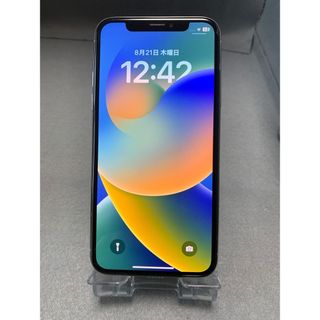 超美品 国内版 SIMフリー iPhoneX　256GB ホワイト色