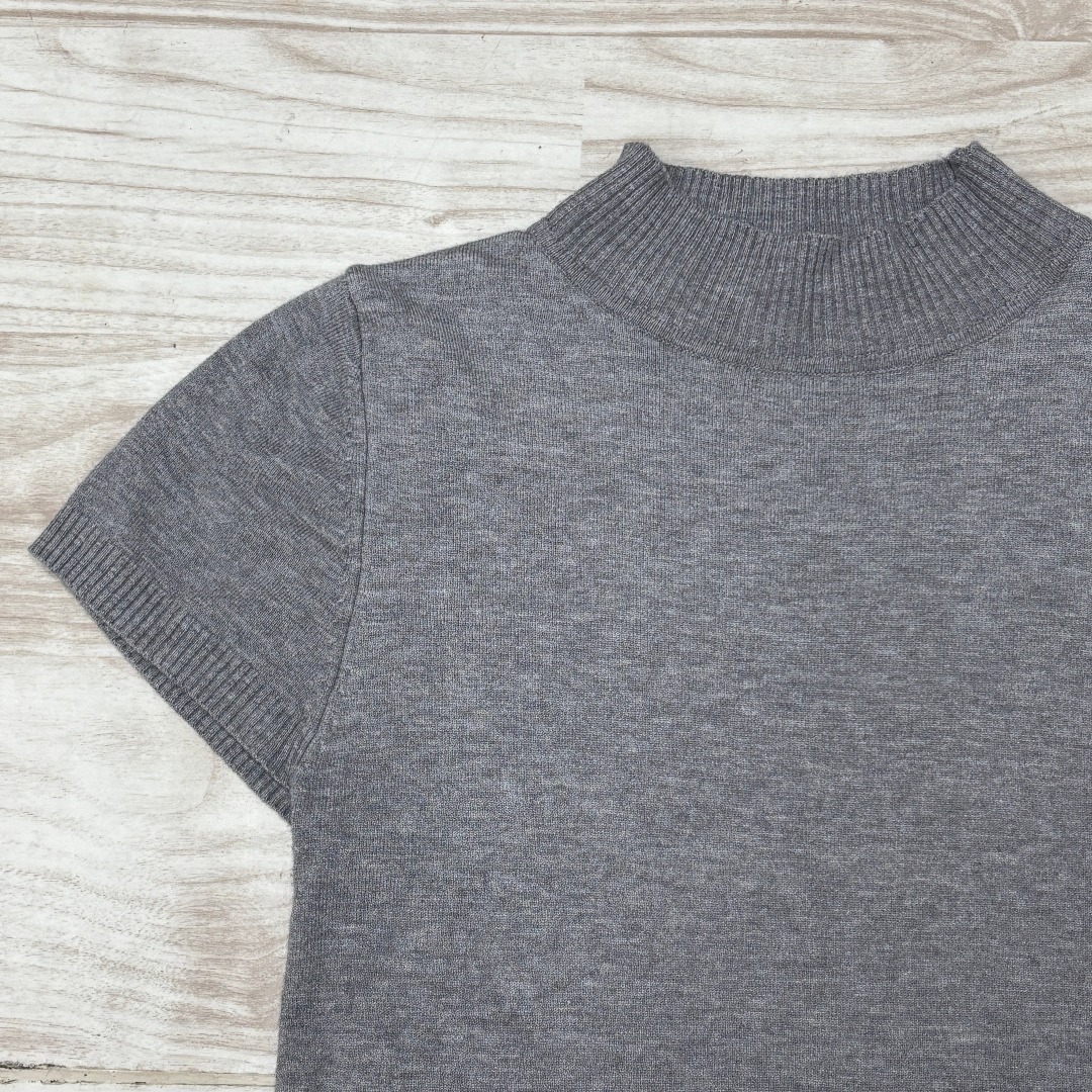 Doula Doula(ドゥーラドゥーラ)の【Doula Doula】　サマーニット　グレー レディースのトップス(ニット/セーター)の商品写真