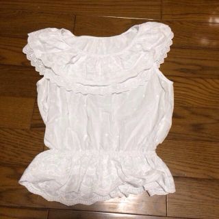アイズビット(ISBIT)のISBIT 刺繍ブラウス 白(シャツ/ブラウス(半袖/袖なし))