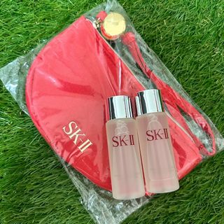 エスケーツー(SK-II)の未開封！ SK-II ふきとり用化粧水 30ml×2本&ポーチ(その他)