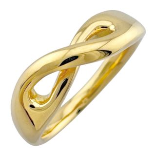 ティファニー(Tiffany & Co.)のティファニー インフィニティ リング 指輪 12号 18金 K18イエローゴールド レディース TIFFANY&Co.  中古(リング(指輪))