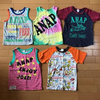 アナップキッズ(ANAP Kids)のANAPkids 120 ★ 5点セット(Tシャツ/カットソー)