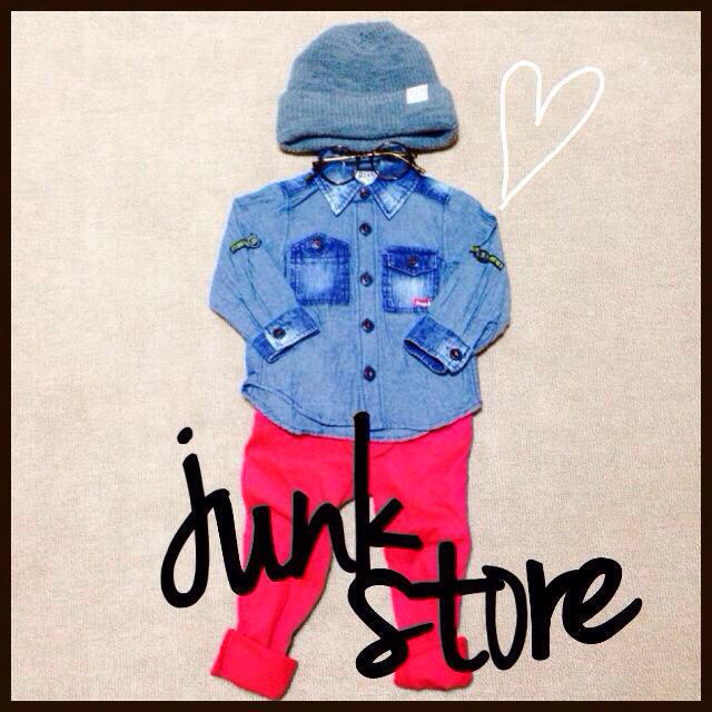 JUNK STORE(ジャンクストアー)のjunkstore☆タグ付き 3月まで キッズ/ベビー/マタニティのキッズ服男の子用(90cm~)(その他)の商品写真