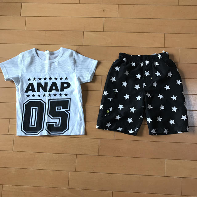 ANAP Kids(アナップキッズ)のスイムウェア&メッシュTシャツ キッズ/ベビー/マタニティのキッズ服男の子用(90cm~)(水着)の商品写真