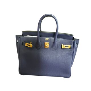 エルメス(HERMES)の新品未使用 HERMES バーキン25 トゴ 稀少なネイビーブルー ゴールド金具(ハンドバッグ)
