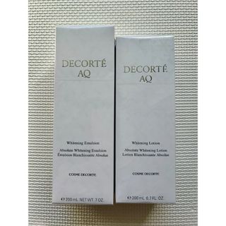 コスメデコルテ(COSME DECORTE)の総額22000円　コスメデコルテ AQ ホワイトニング 　 化粧水&乳液(化粧水/ローション)