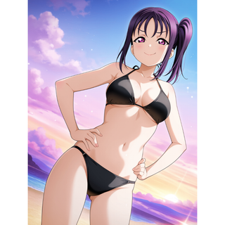 ラブライブ！ 鹿角聖良 ブロマイド 6枚セット