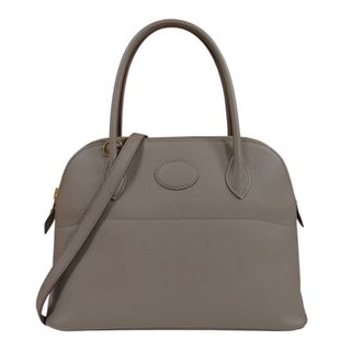 エルメス(HERMES)のエルメス ボリード27 ショルダーバッグ ヴォーエプソン グレー レディース HERMES  中古(ショルダーバッグ)
