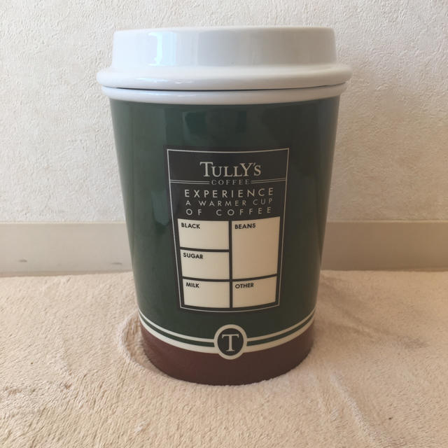 TULLY'S COFFEE(タリーズコーヒー)の新品未使用♡2017年タリーズコーヒー福袋ビーンズキャニスター&ポイントカード 食品/飲料/酒の飲料(コーヒー)の商品写真