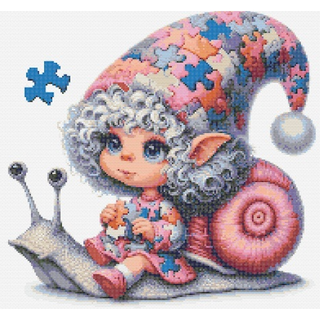 クロスステッチキット Puzzle gnome