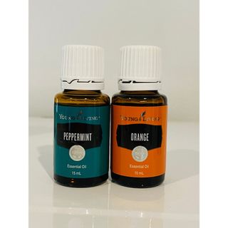 【新品未開封】ヤングリヴィング  ミント&オレンジ　15ml(エッセンシャルオイル（精油）)