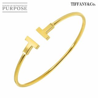 ティファニー TIFFANY&Co. Tワイヤー ブレスレット 16cm K18 YG イエローゴールド 750 バングル 90287839