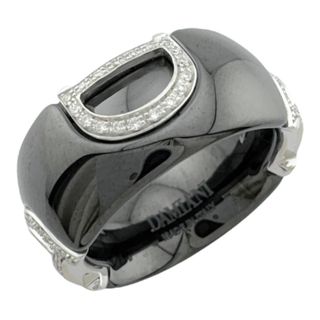 ダミアーニ(Damiani)のダミアーニ Dアイコン  リング 指輪 11.5号 18金 K18ホワイトゴールド ダイヤモンド レディース Damiani  中古(リング(指輪))