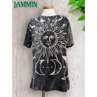 太陽Tシャツ　エスニック　太陽　ヒッピー　アジアン　個性派　フェス