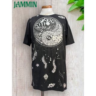 サイケデリックドリームキャッチャーTシャツ　サイケ　ヒッピー　エスニック　アジア