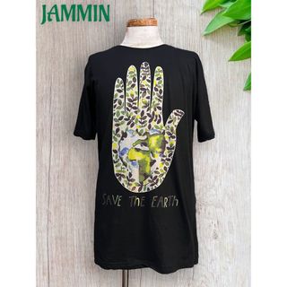 ボタニカル SAVE THE EARTH Tシャツ　　地球を守る　ヒッピー 